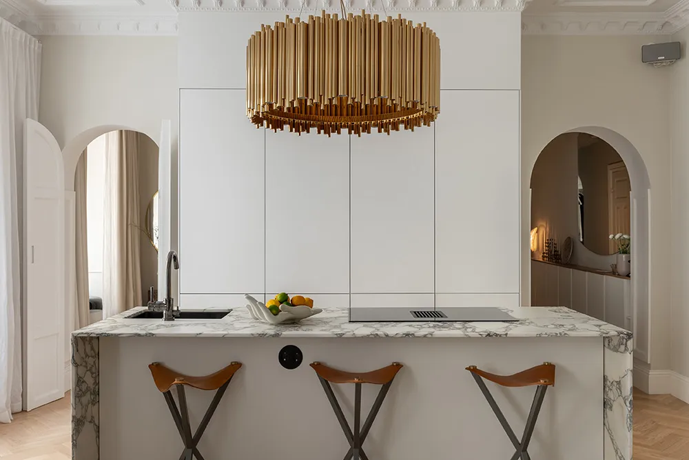 Арки и модный дизайн: элегантная квартира в Стокгольме (71 кв. м) - Gallery image 4