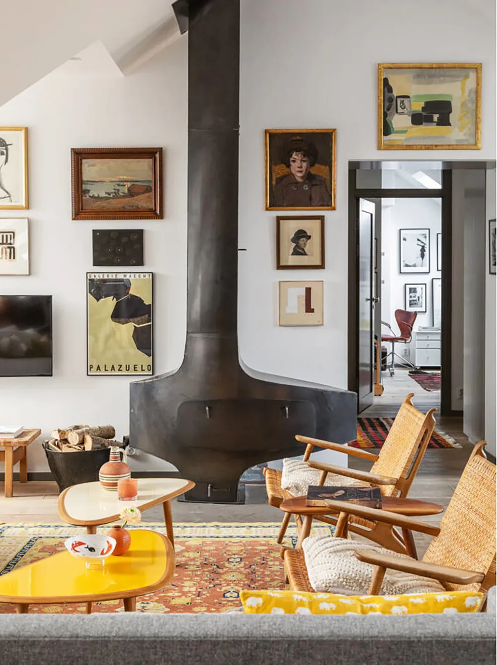 Lively Interior of a Spacious Loft with Terrace in Stockholm - Gallery image 4