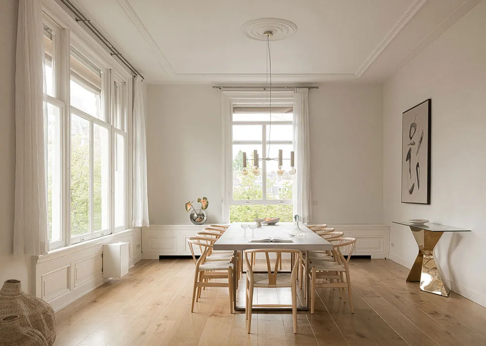Gemütliche moderne Interior-Designs der beeindruckenden städtischen Villa in Amsterdam - Gallery image 14