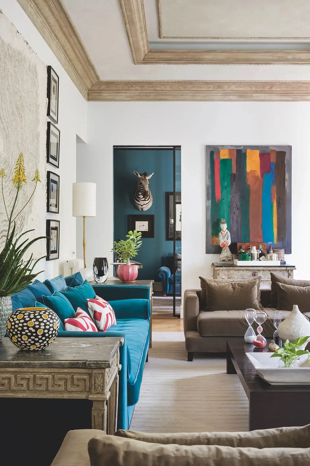 Bright Design with Abundant Eclectic Decor in Madrid - Gallery image 1