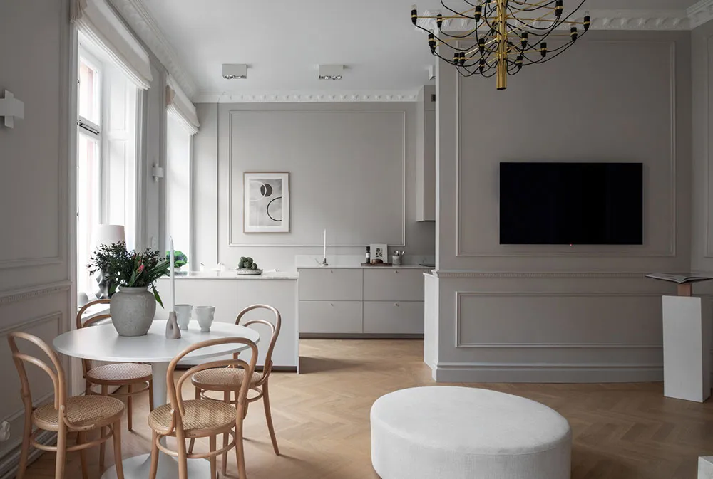 Элегантная современная классика по-скандинавски: квартира в Стокгольме (63 кв. м) - Gallery image 9