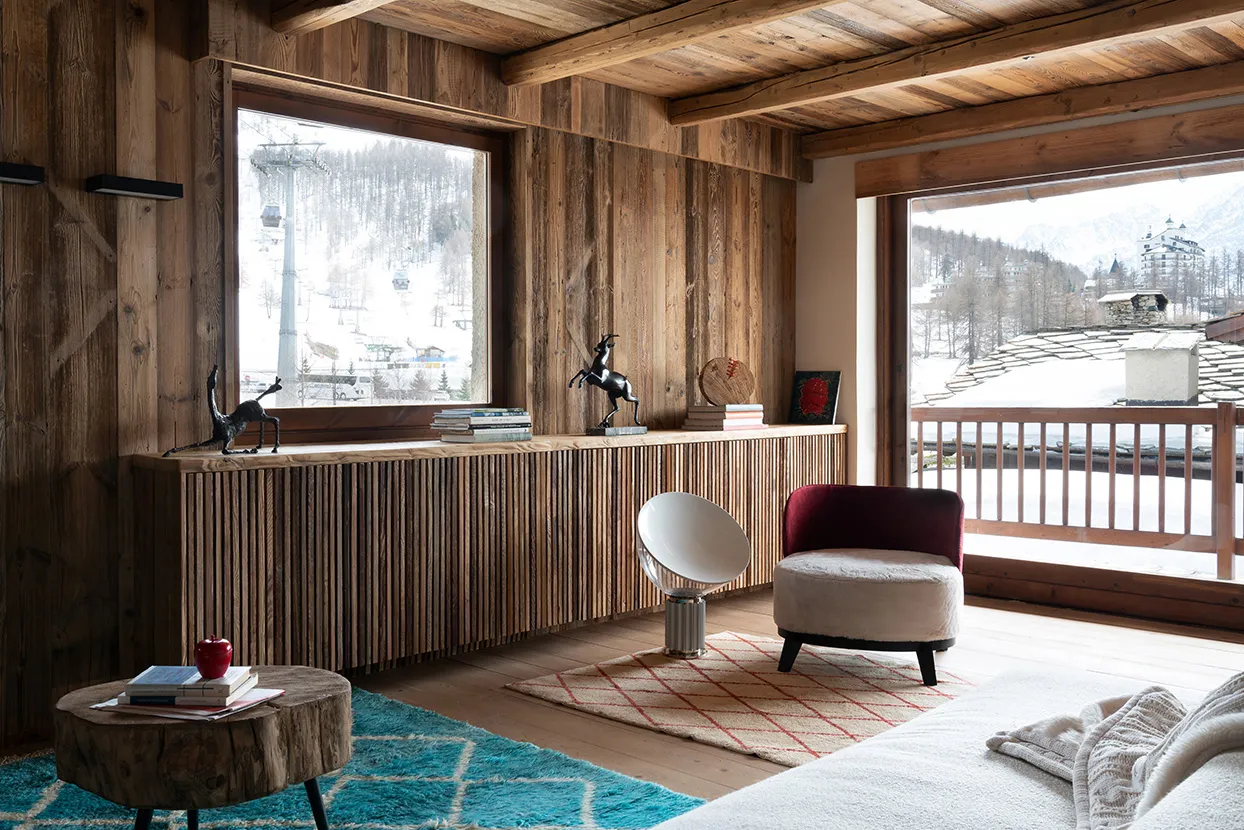 Mały, ale stylowy alpejski интерьер w Włoszech - Gallery image 4