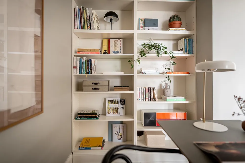 Apartamento gris en Gotemburgo con habitación pequeña y balcón (65 m²) - Gallery image 8