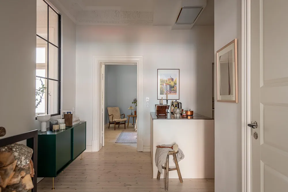 Couleurs pastel légères dans le design d'une agréable appartement scandinave (72 m²) - Gallery image 14