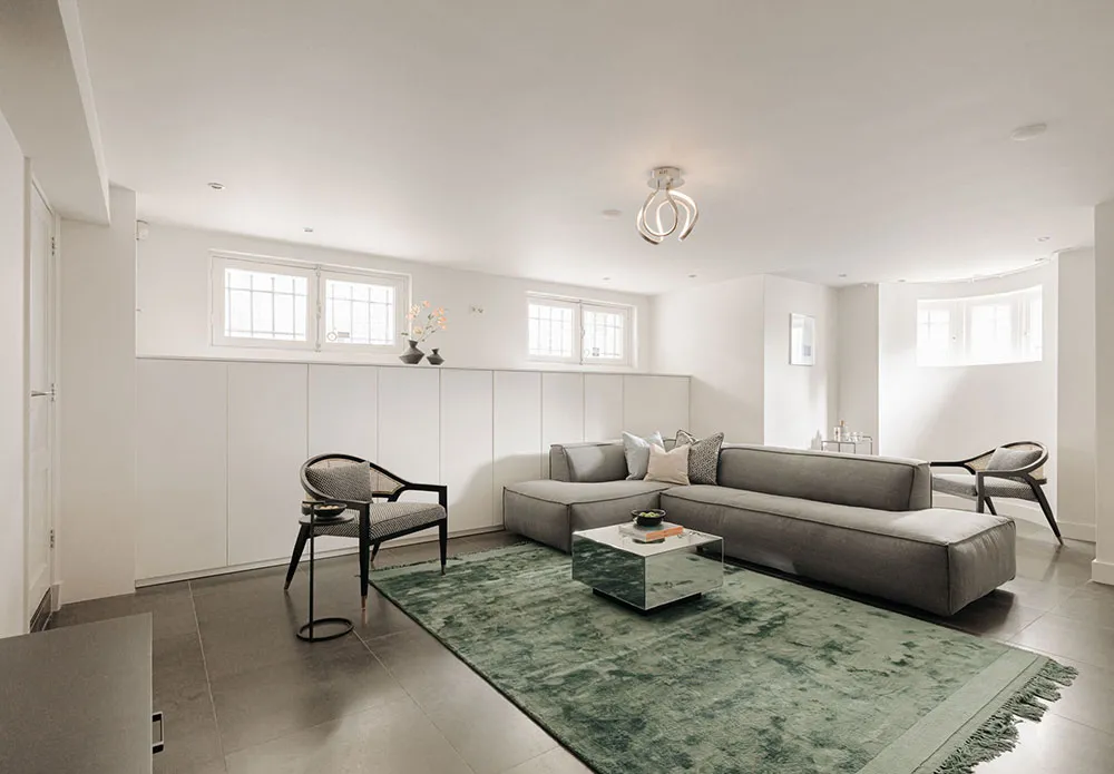 Gemütliche moderne Interior-Designs der beeindruckenden städtischen Villa in Amsterdam - Gallery image 23