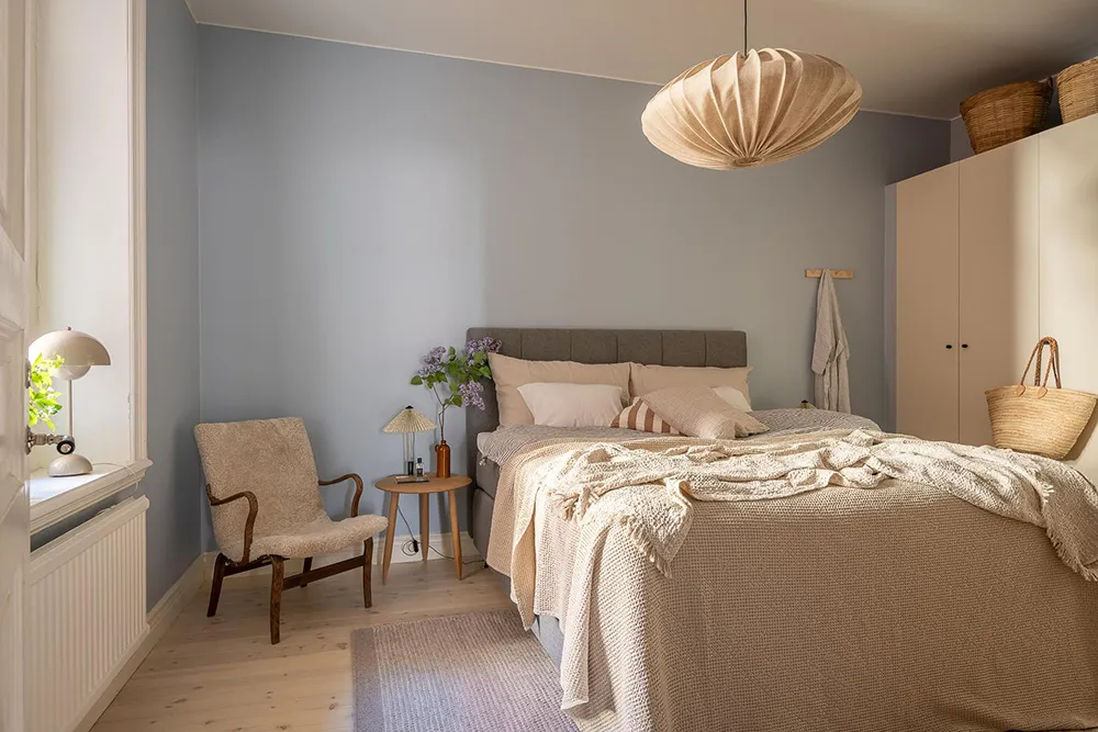 Couleurs pastel légères dans le design d'une agréable appartement scandinave (72 m²) - Gallery image 22