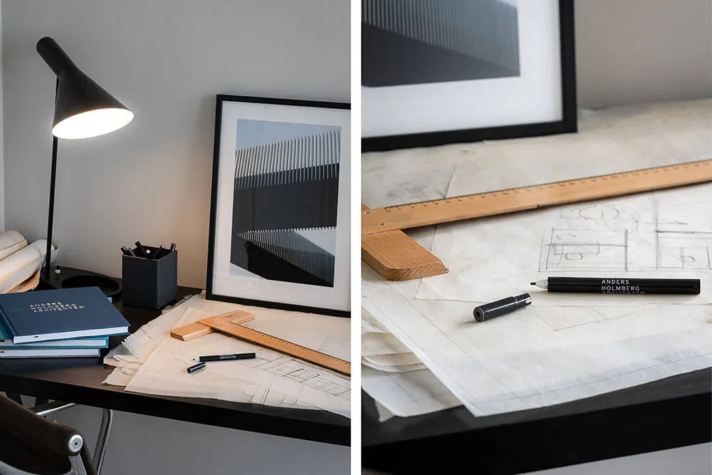 Schwarz-weiße Interieurs mit warmen Akzenten: modernes Haus in Schweden - Gallery image 13