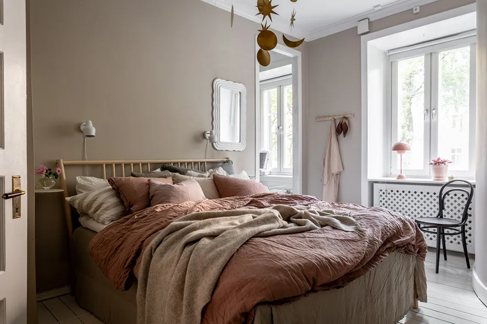 Пісочні тони, цегляна стіна та обоями: квартира в Гетеборзі (91 кв. м) - Gallery image 28