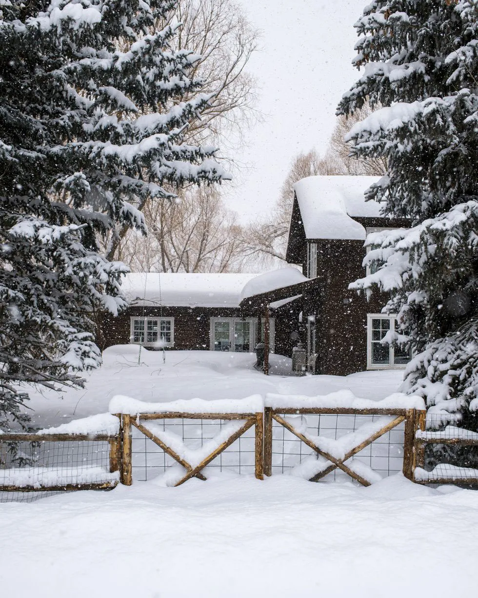 Festividades invernales en un acogedor cabaña de madera en Wyoming - Gallery image 14