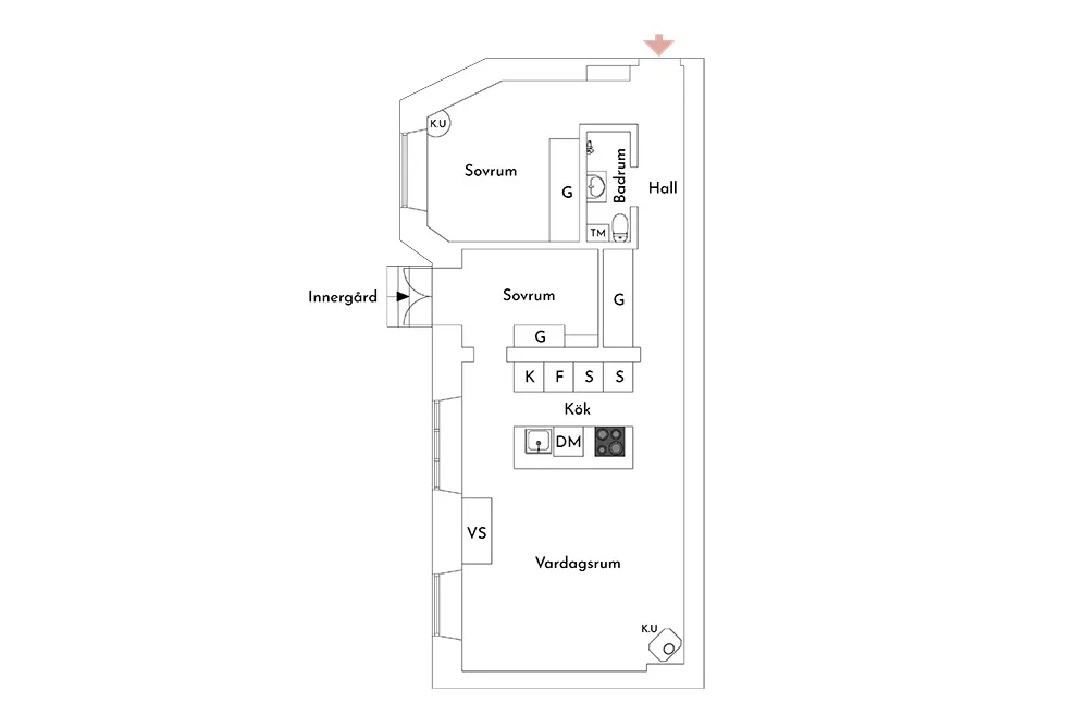 Арки и модный дизайн: элегантная квартира в Стокгольме (71 кв. м) - Gallery image 27