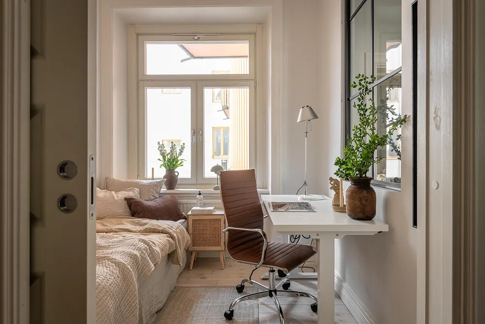 Couleurs pastel légères dans le design d'une agréable appartement scandinave (72 m²) - Gallery image 17