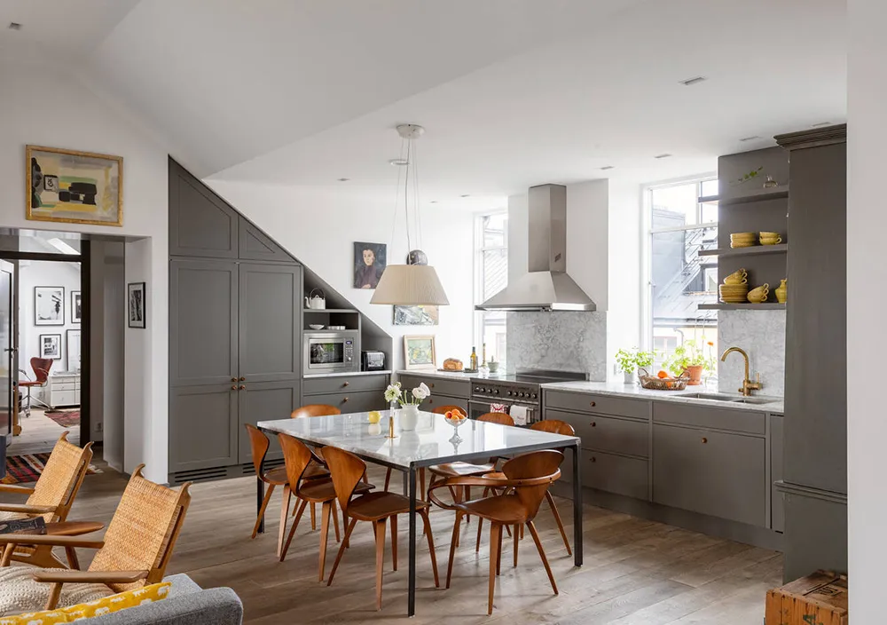 Lively Interior of a Spacious Loft with Terrace in Stockholm - Gallery image 10