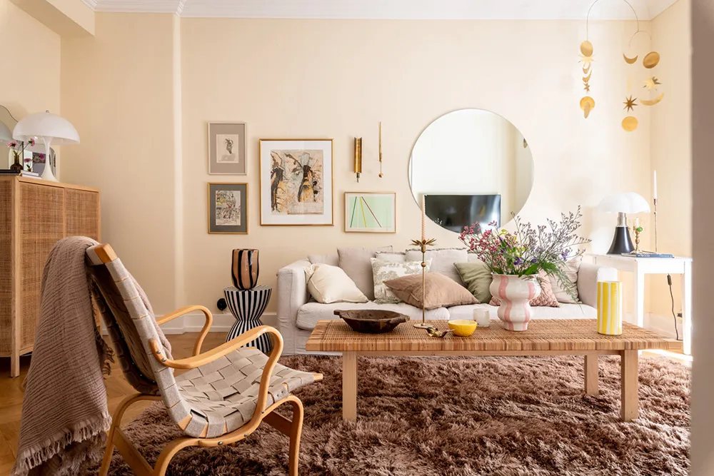 Пісочні тони, цегляна стіна та обоями: квартира в Гетеборзі (91 кв. м) - Gallery image 8