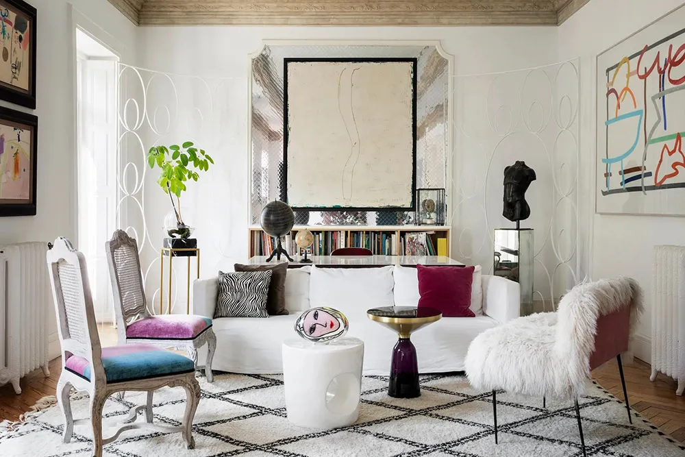 Bright Design with Abundant Eclectic Decor in Madrid - Gallery image 3