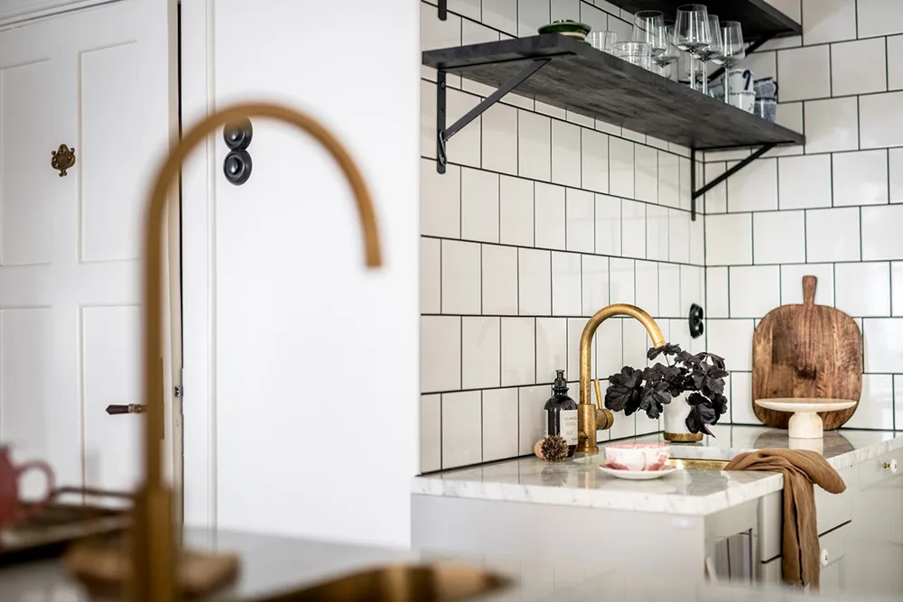 Пісочні тони, цегляна стіна та обоями: квартира в Гетеборзі (91 кв. м) - Gallery image 22