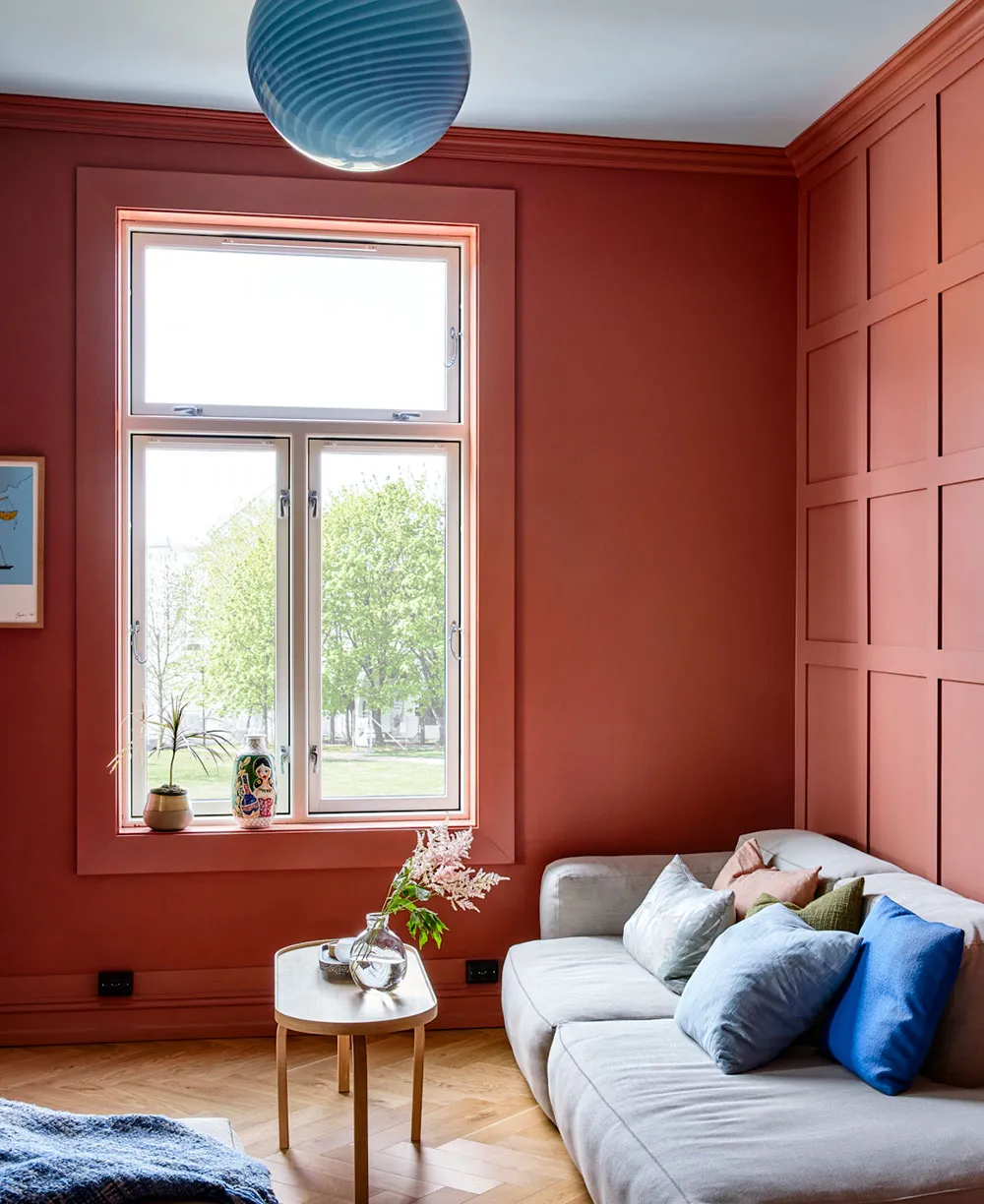 オスロの旧市街地にあるカラフルなアパートの内装 - Gallery image 9