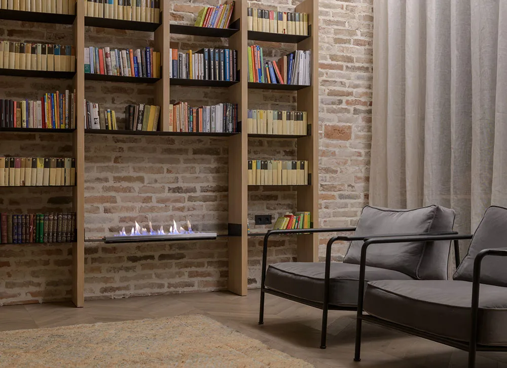 Minimalismo cálido con pared de ladrillo para familia joven en Kiev (95 m²) - Gallery image 13