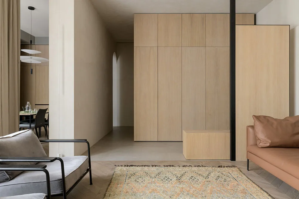 Minimalismo cálido con pared de ladrillo para familia joven en Kiev (95 m²) - Gallery image 6