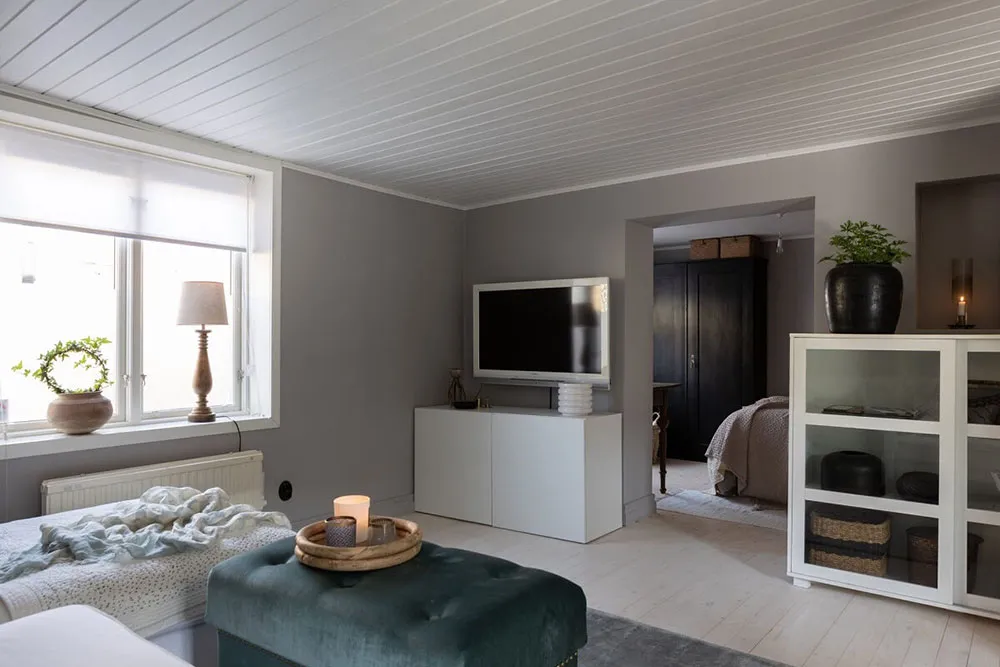 Контрастный и стильный интерьер небольшого дома в Швеции - Gallery image 13