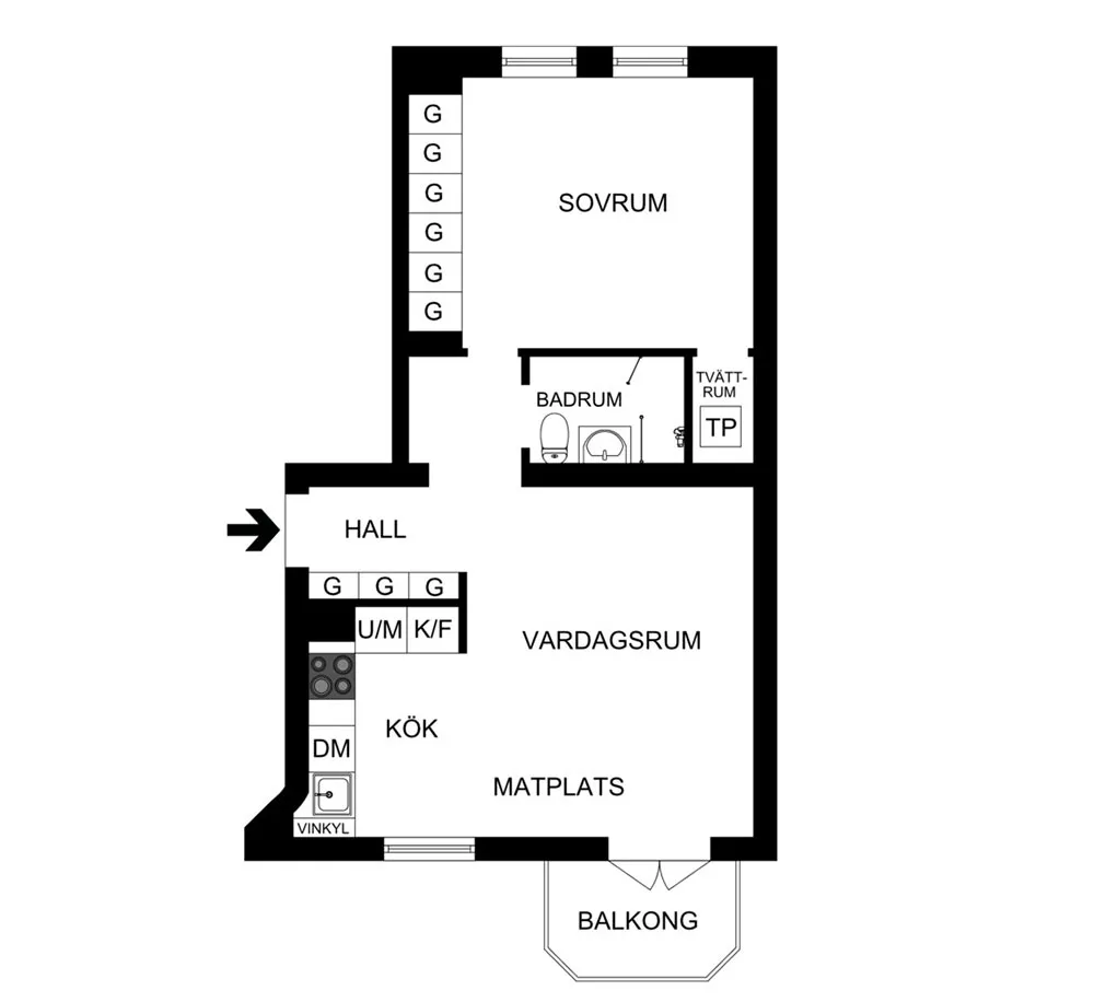 Warm und elegant: skandinavisches Interieur, das im Winter gemütlich ist (58 qm) - Gallery image 25