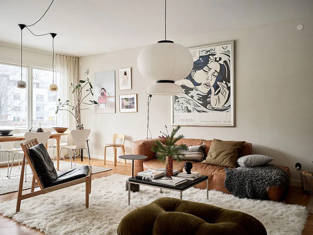 Intérieur hivernal agréable de townhouse en Suède - Gallery image 2