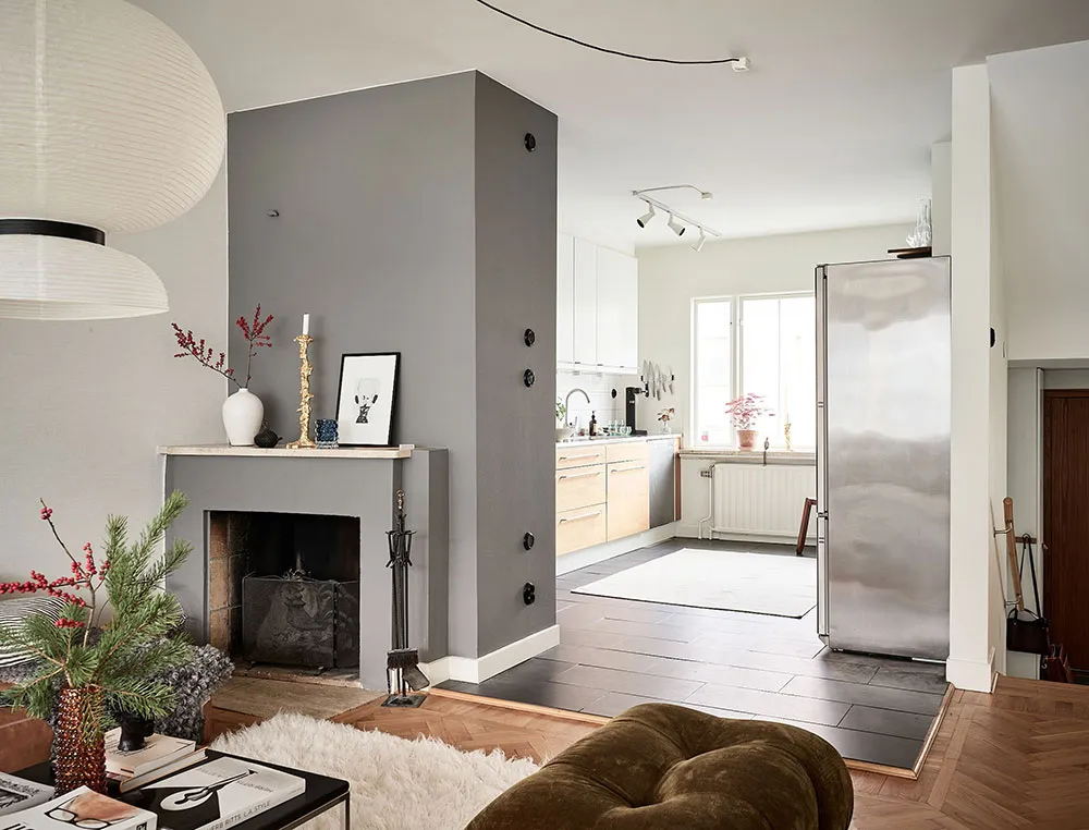 Intérieur hivernal agréable de townhouse en Suède - Gallery image 12