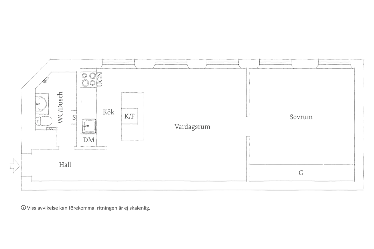 Intérieur frais et agréable d'une petite appartement en Suède (47 m²) - Gallery image 17