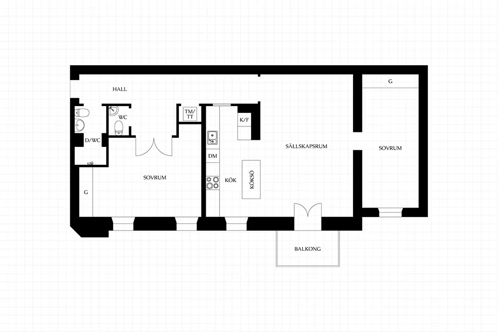 Bright and cozy pastel interior in Stockholm (88 sq. m) - Gallery image 29