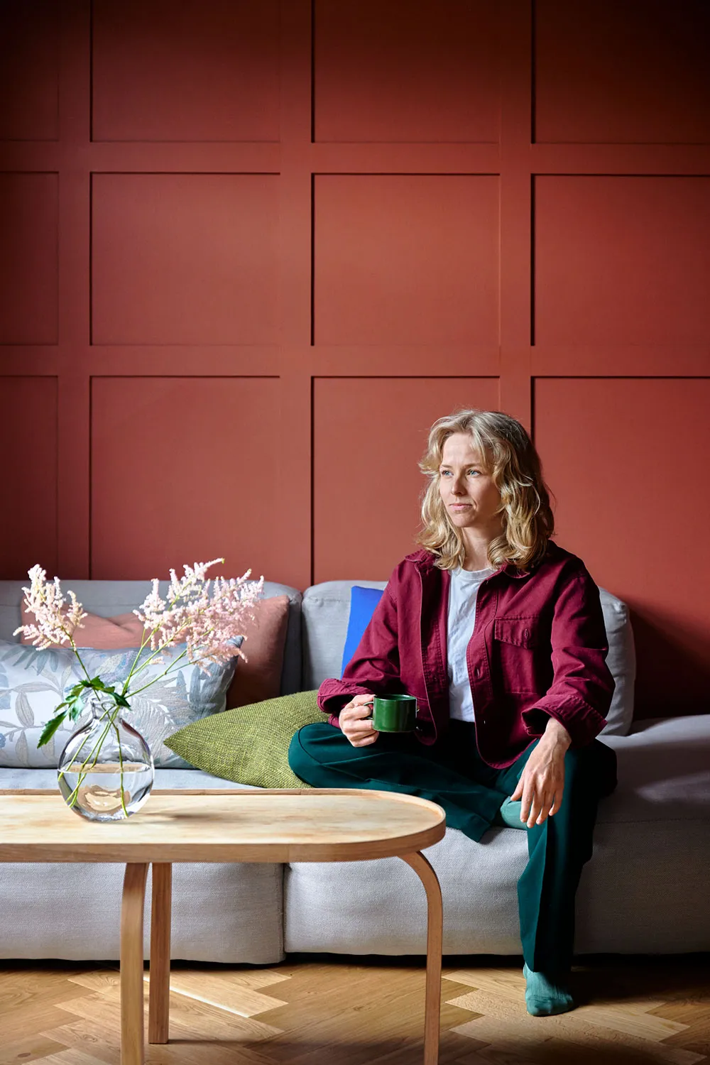 オスロの旧市街地にあるカラフルなアパートの内装 - Gallery image 1