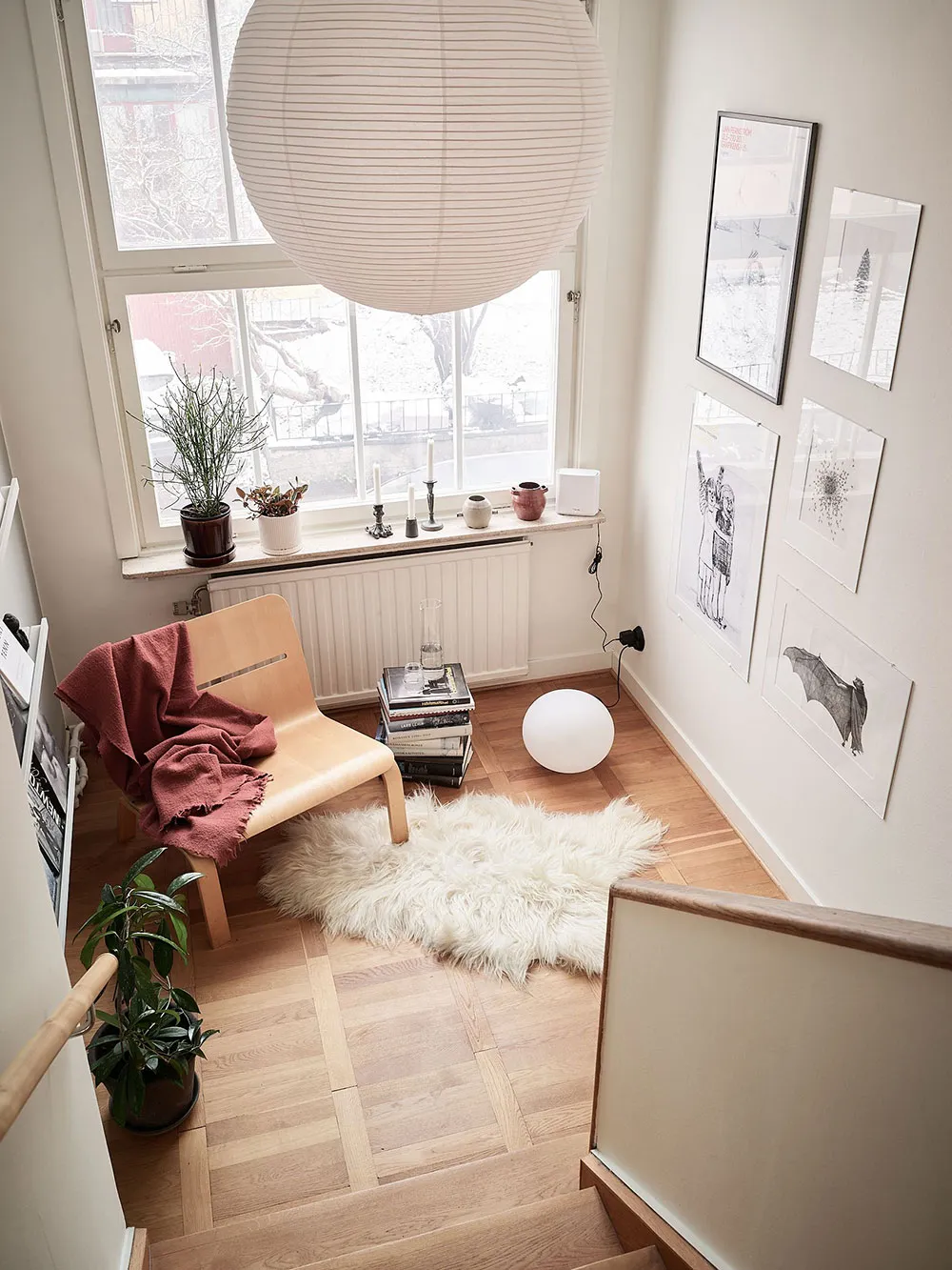 Intérieur hivernal agréable de townhouse en Suède - Gallery image 34