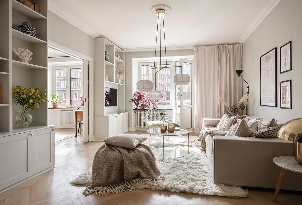 Тёплый и утончённый интерьер шведской квартиры (91 кв. м) - Gallery image 5