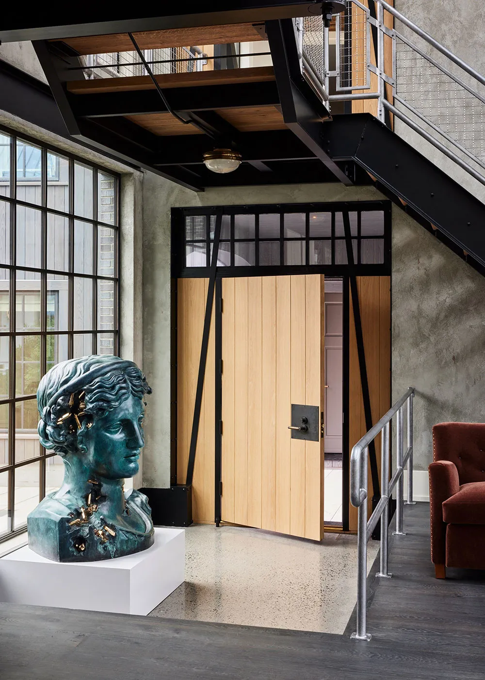 Masterclass im Industriestil: beeindruckendes Haus in Connecticut - Gallery image 13