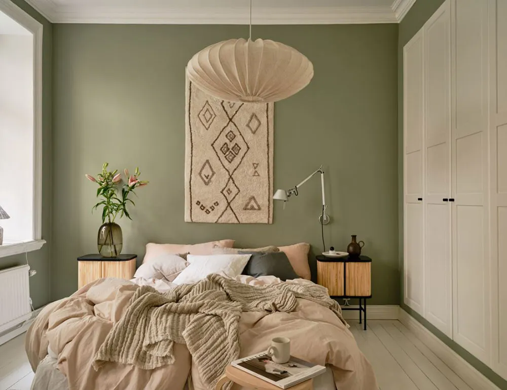 Intérieur frais et agréable d'une petite appartement en Suède (47 m²) - Gallery image 5