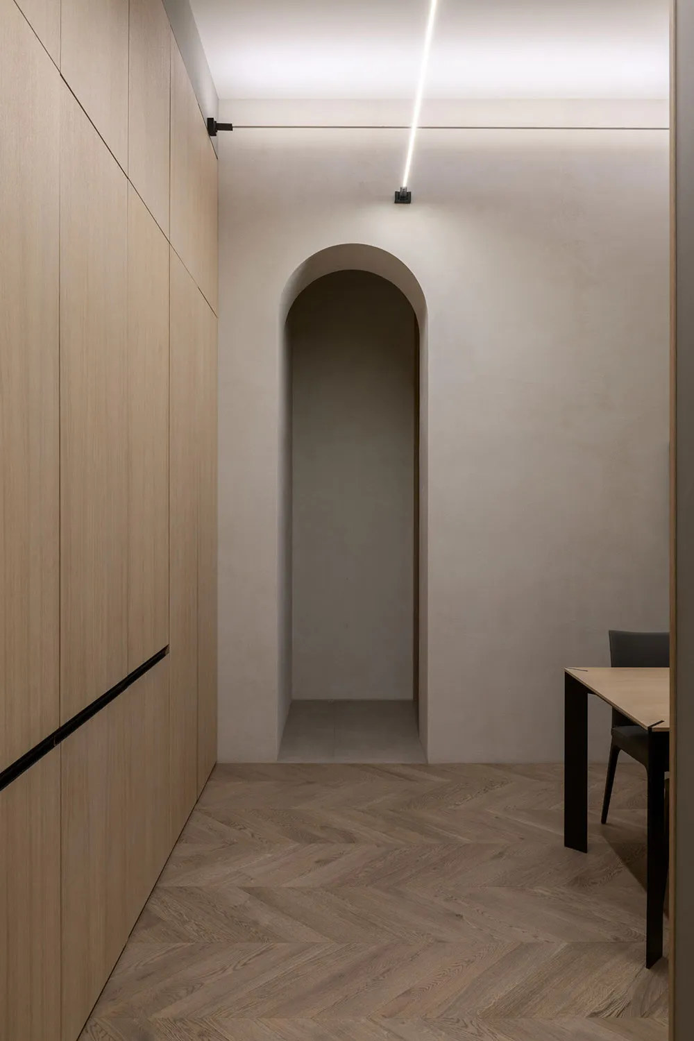 Minimalismo cálido con pared de ladrillo para familia joven en Kiev (95 m²) - Gallery image 14