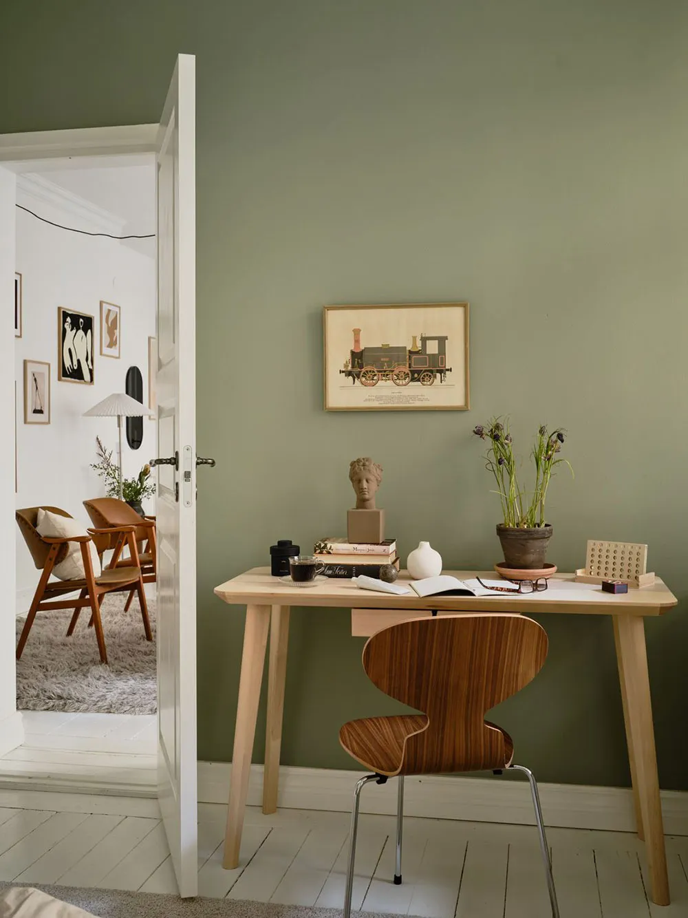 Intérieur frais et agréable d'une petite appartement en Suède (47 m²) - Gallery image 7