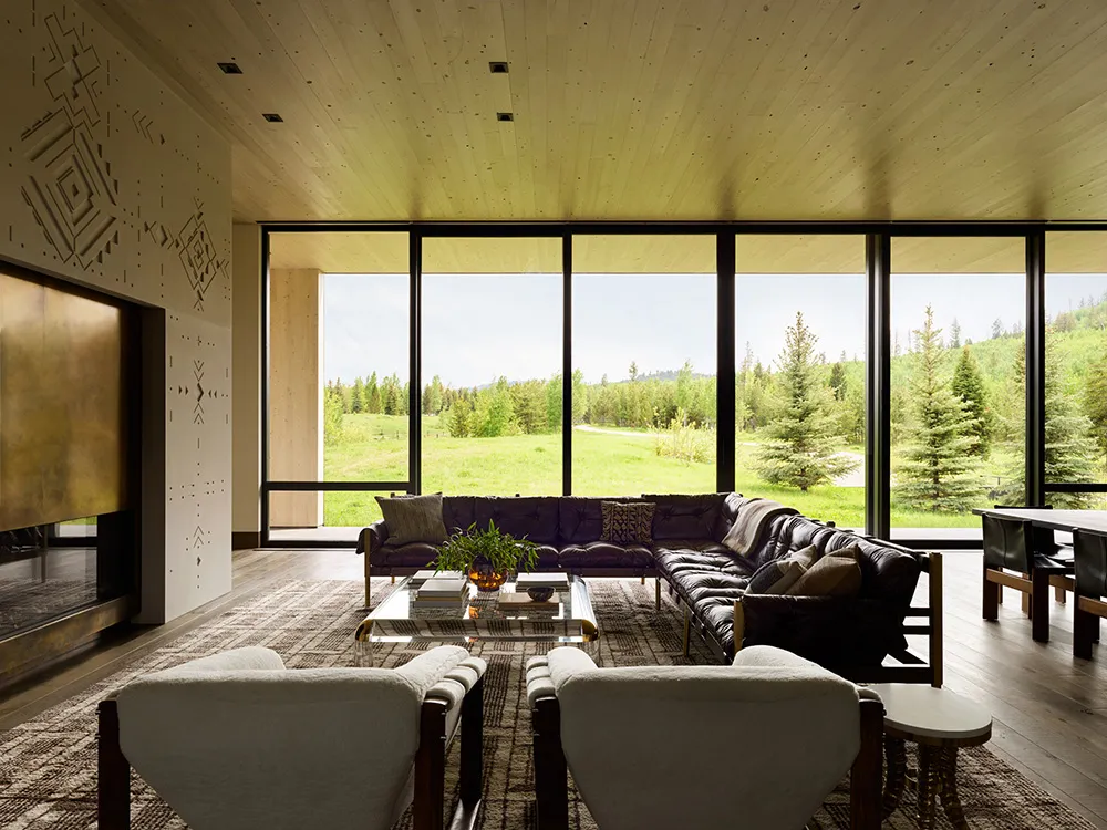 Stilvolle und gemütliche Interieurs moderner Häuser in der Eichenhecke in Kalifornien - Gallery image 11