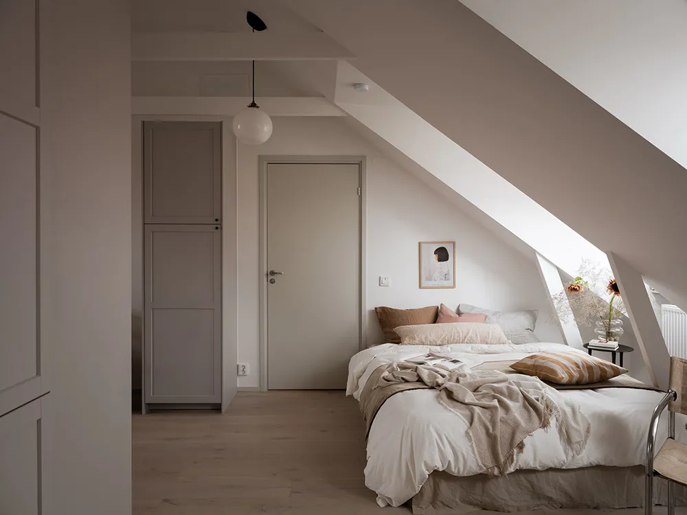 Маленькая квартира-студия на чердаке с нежным интерьером (35 кв. м) - Gallery image 5