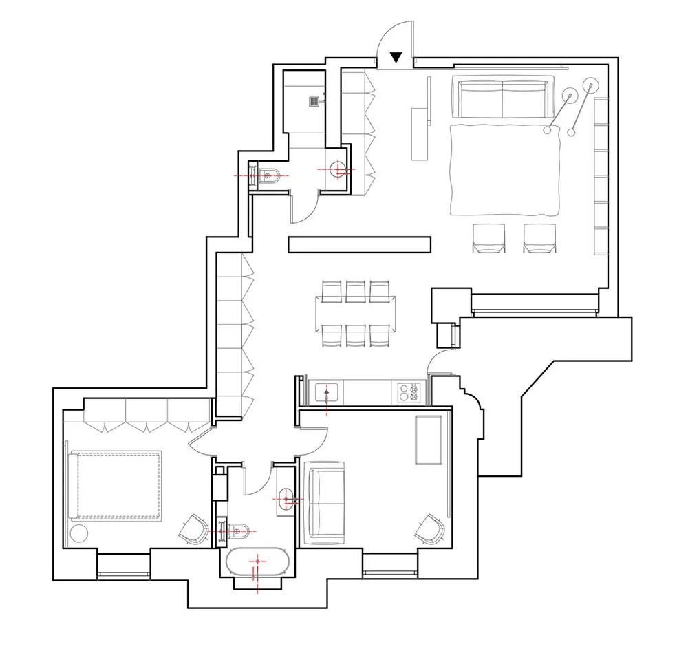 Minimalismo cálido con pared de ladrillo para familia joven en Kiev (95 m²) - Gallery image 18