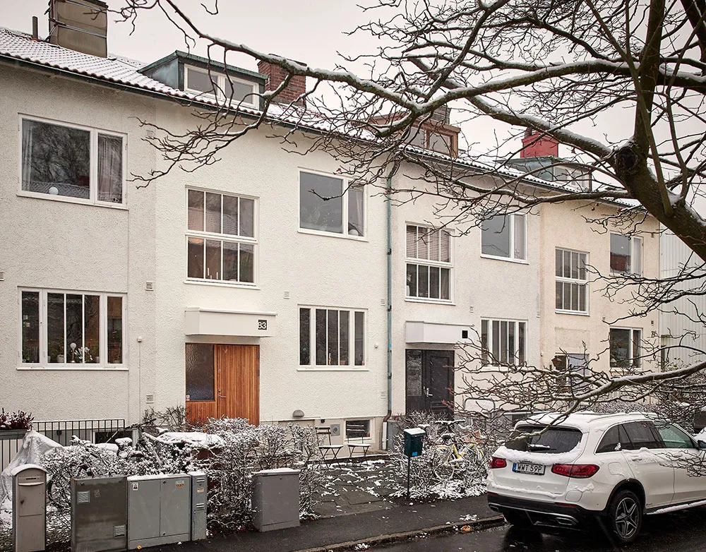 Intérieur hivernal agréable de townhouse en Suède - Gallery image 35