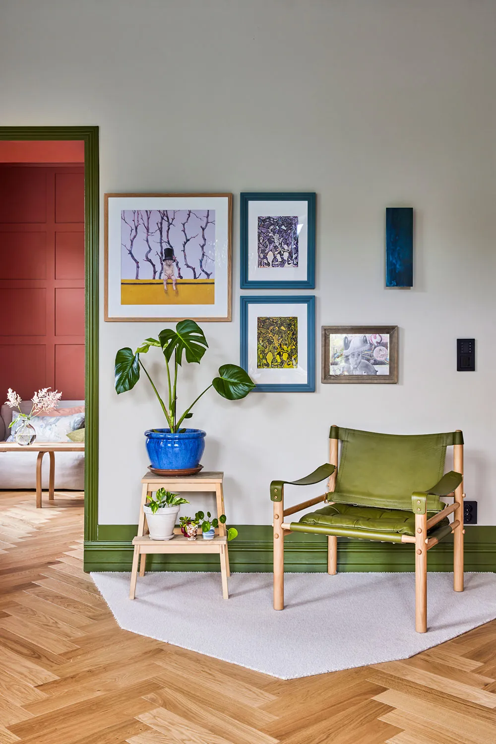 オスロの旧市街地にあるカラフルなアパートの内装 - Gallery image 4