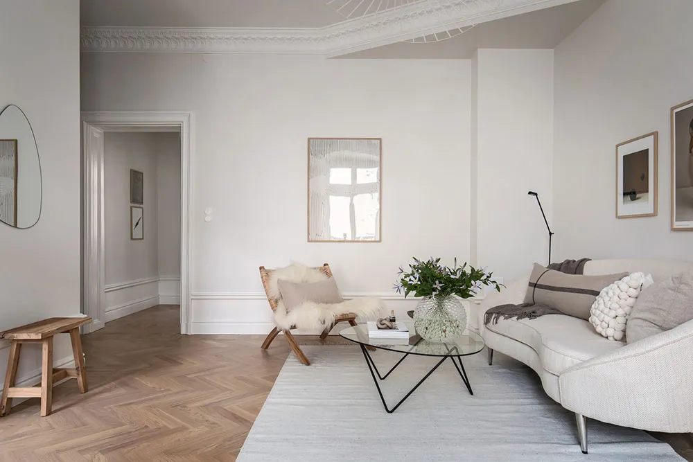 Warm und elegant: skandinavisches Interieur, das im Winter gemütlich ist (58 qm) - Gallery image 14