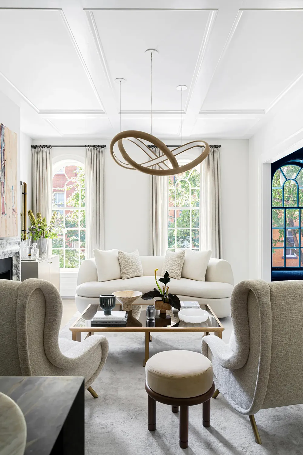 Arquitectura elegante, diseño elegante y magnífico patio trasero: townhouse en Nueva York - Gallery image 3