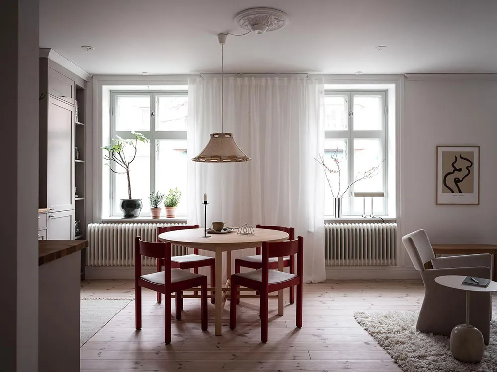 Мягкий интерьер небольшой трехкомнатной квартиры в Гетеборге (60 кв. м) - Gallery image 2