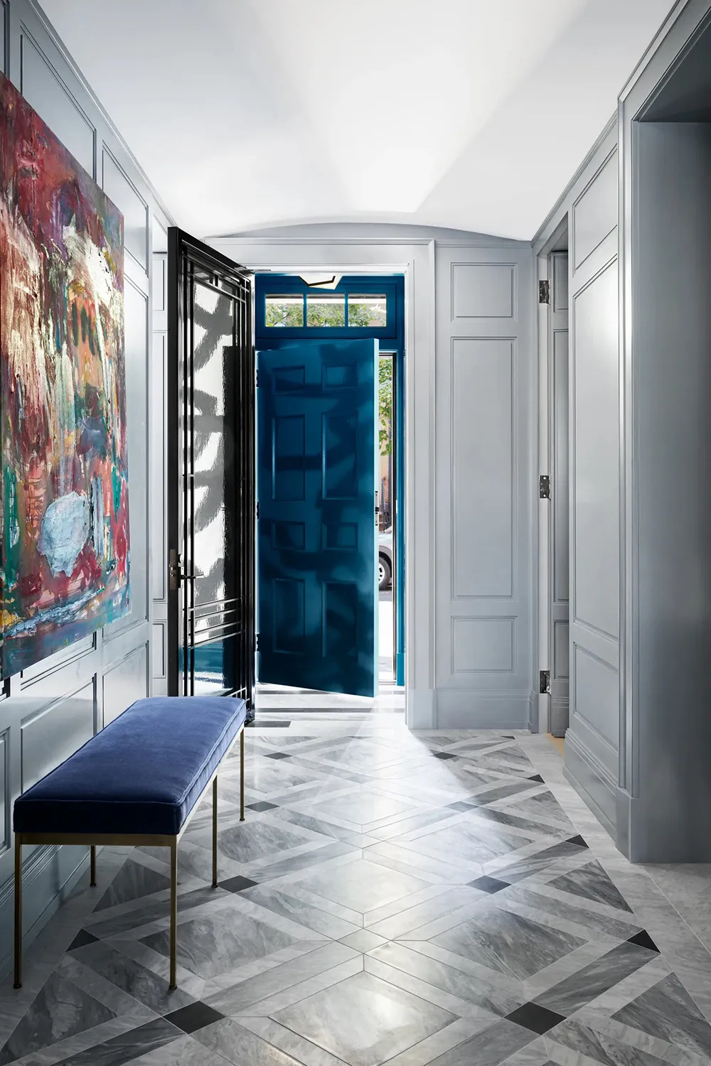 Arquitectura elegante, diseño elegante y magnífico patio trasero: townhouse en Nueva York - Gallery image 2