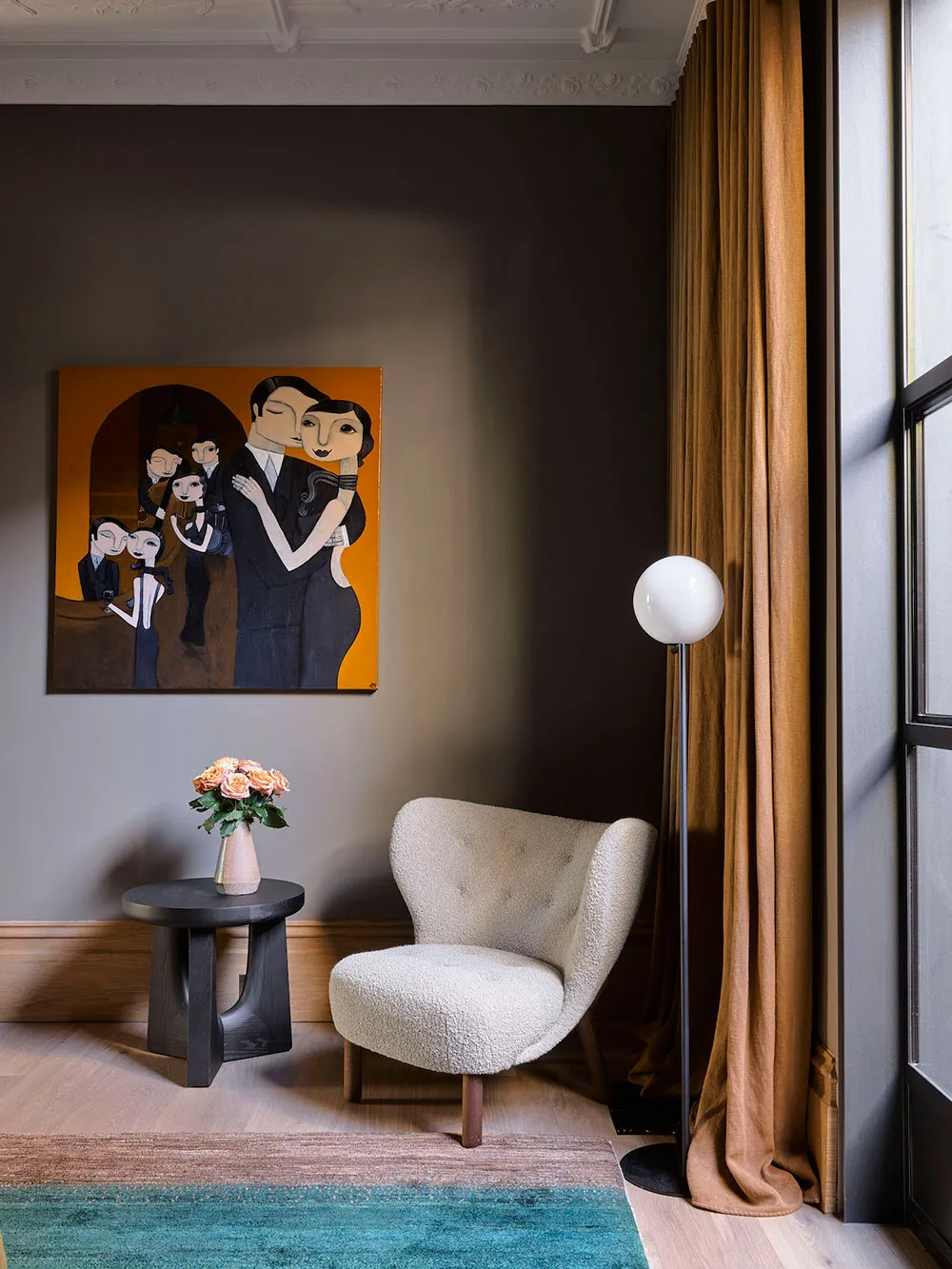 Fenêtre de plafond circulaire et cuisine en marbre : rénovation d'une maison des années 1930 à Sydney - Gallery image 8