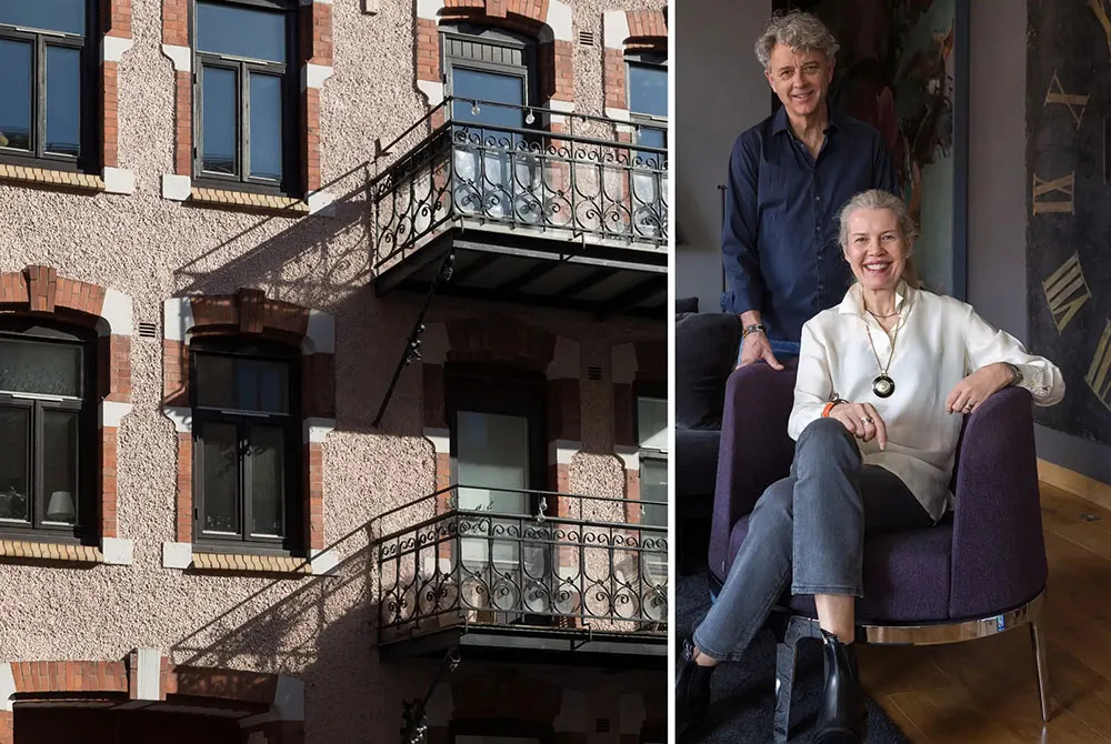 Темні відтінки та антикваріат: квартирка на даху в Гетеборзі - Gallery image 13