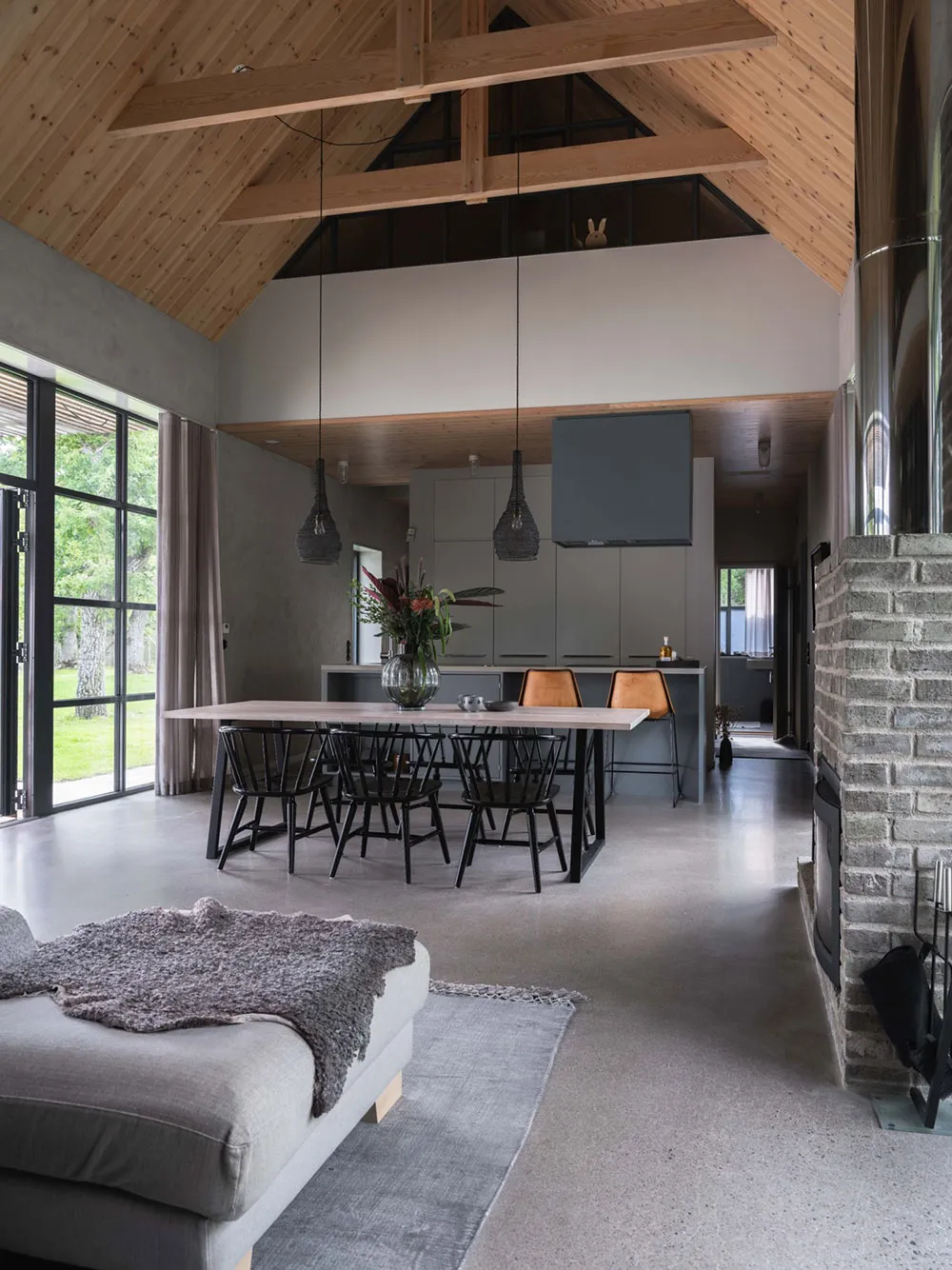 Modern cottage de campagne en style grange en Suède (140 m²) - Gallery image 8