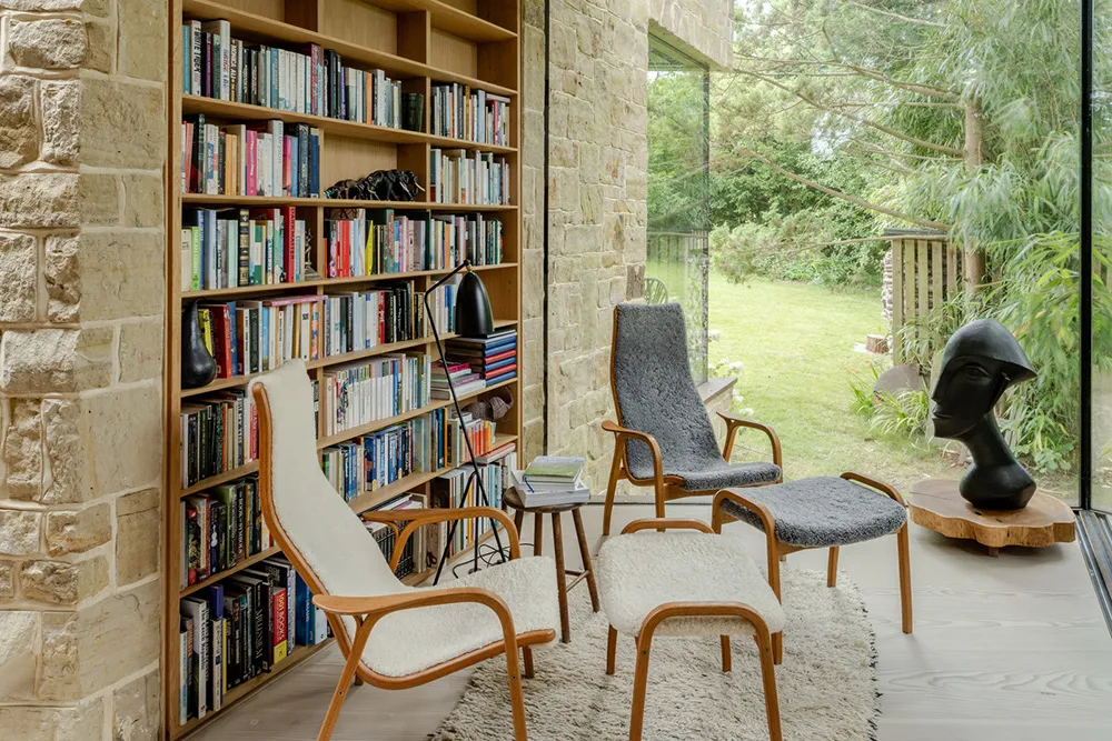 Modernes Holzhaus des Designers in Einklang mit der Natur - Gallery image 10