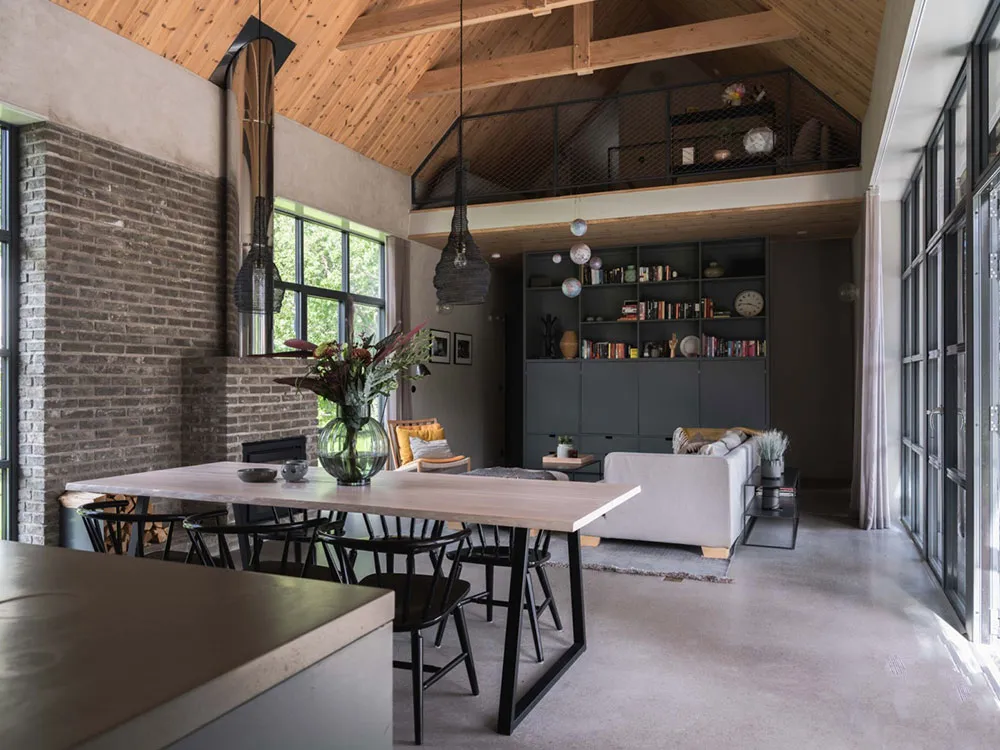 Modern cottage de campagne en style grange en Suède (140 m²) - Gallery image 4