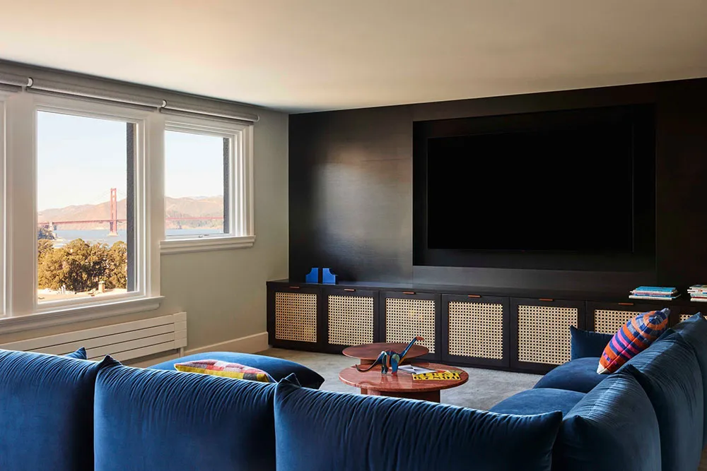 Paredes de techo y decoración elegante: casa adosada edwardiana en San Francisco - Gallery image 17